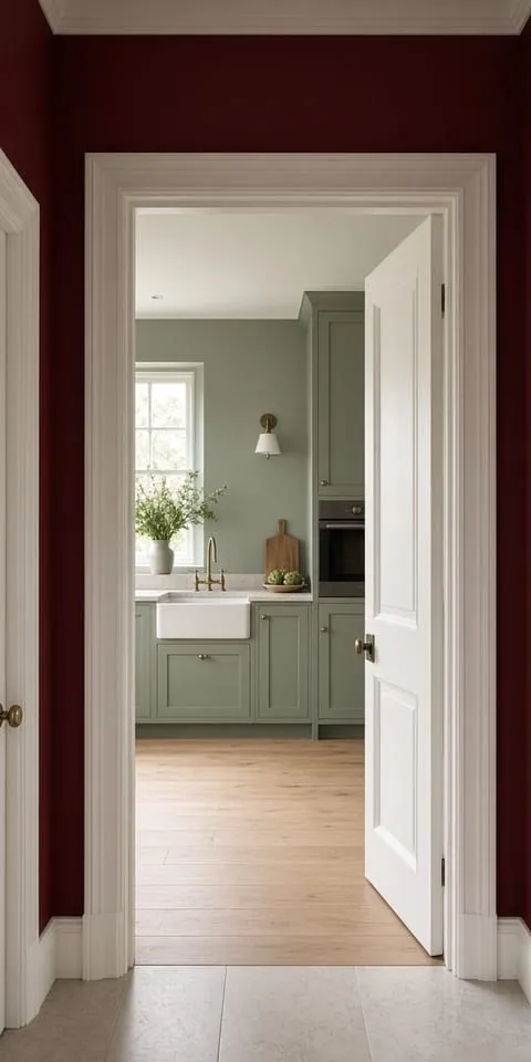 Hall and Kitchen Beyond